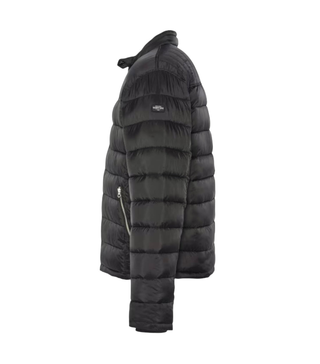 Schott NYC Zwart Nylon Jas