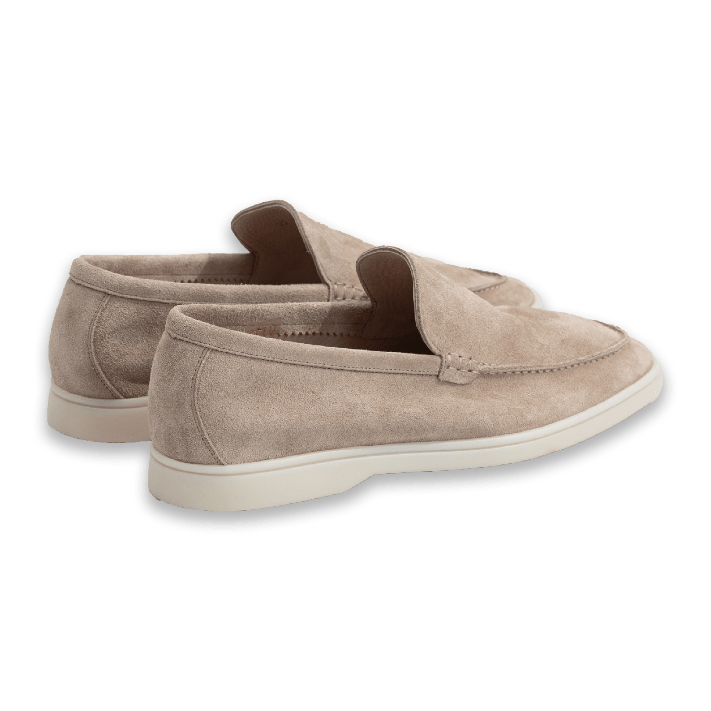 Mersino Originale Beige Suede Loafers