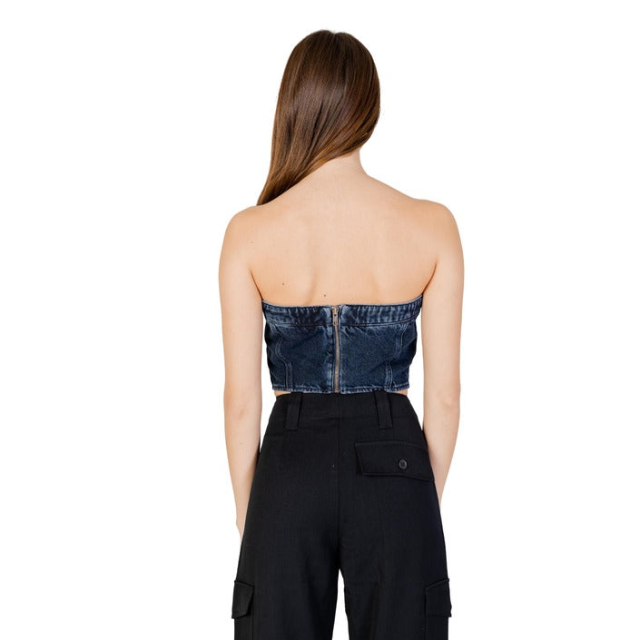 Calvin Klein Jeans Blauw Denim Top Dames