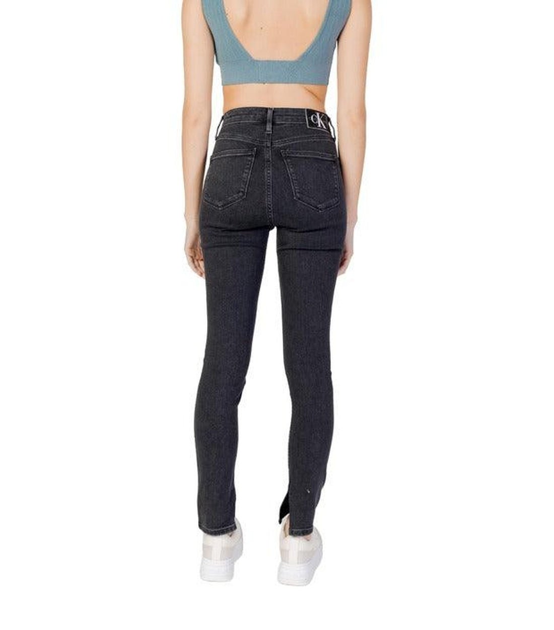 Calvin Klein Jeans Zwart Regular Fit Jeans Dames