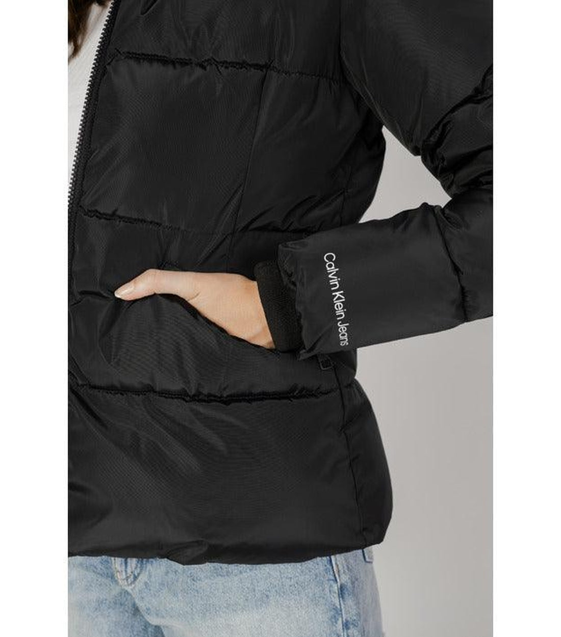 Calvin Klein Jeans Zwart Quilted Jas