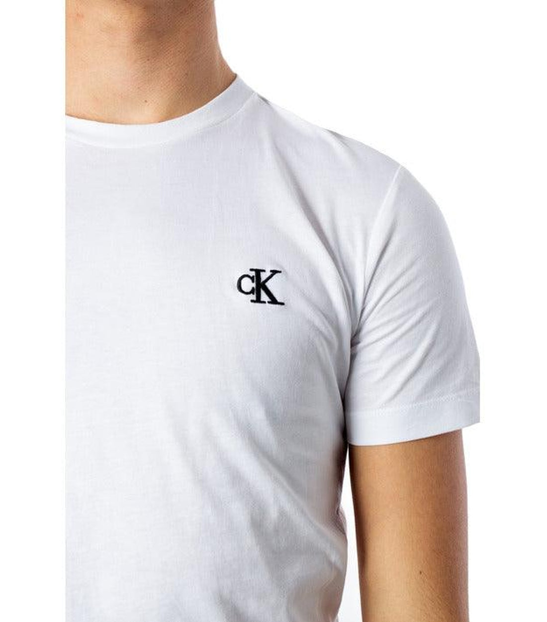 Calvin Klein Jeans Wit Logo T-shirt