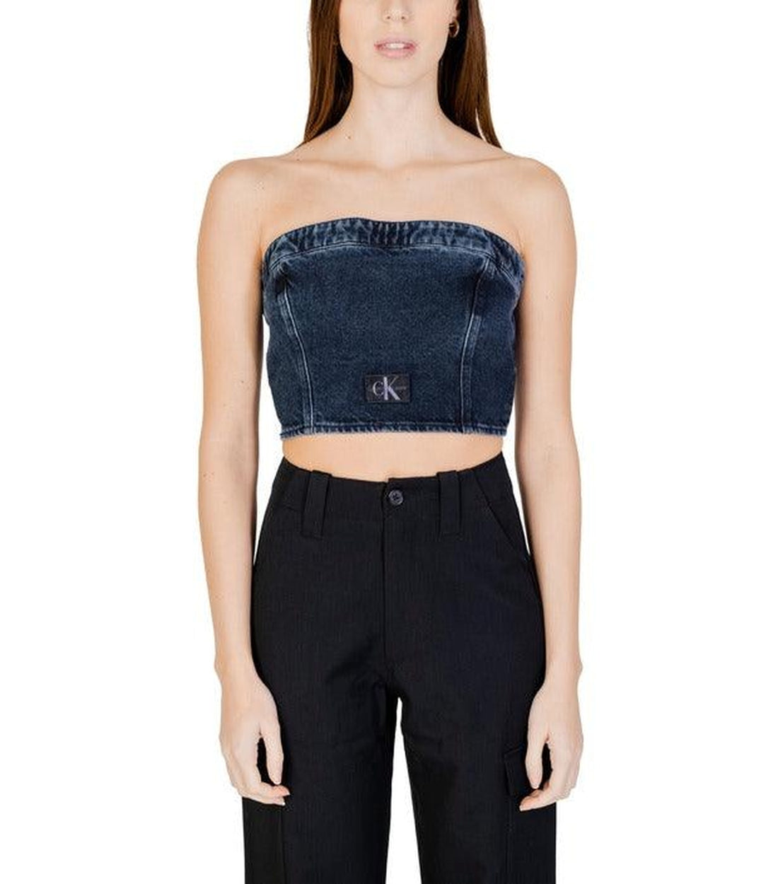 Calvin Klein Jeans Blauw Denim Top Dames