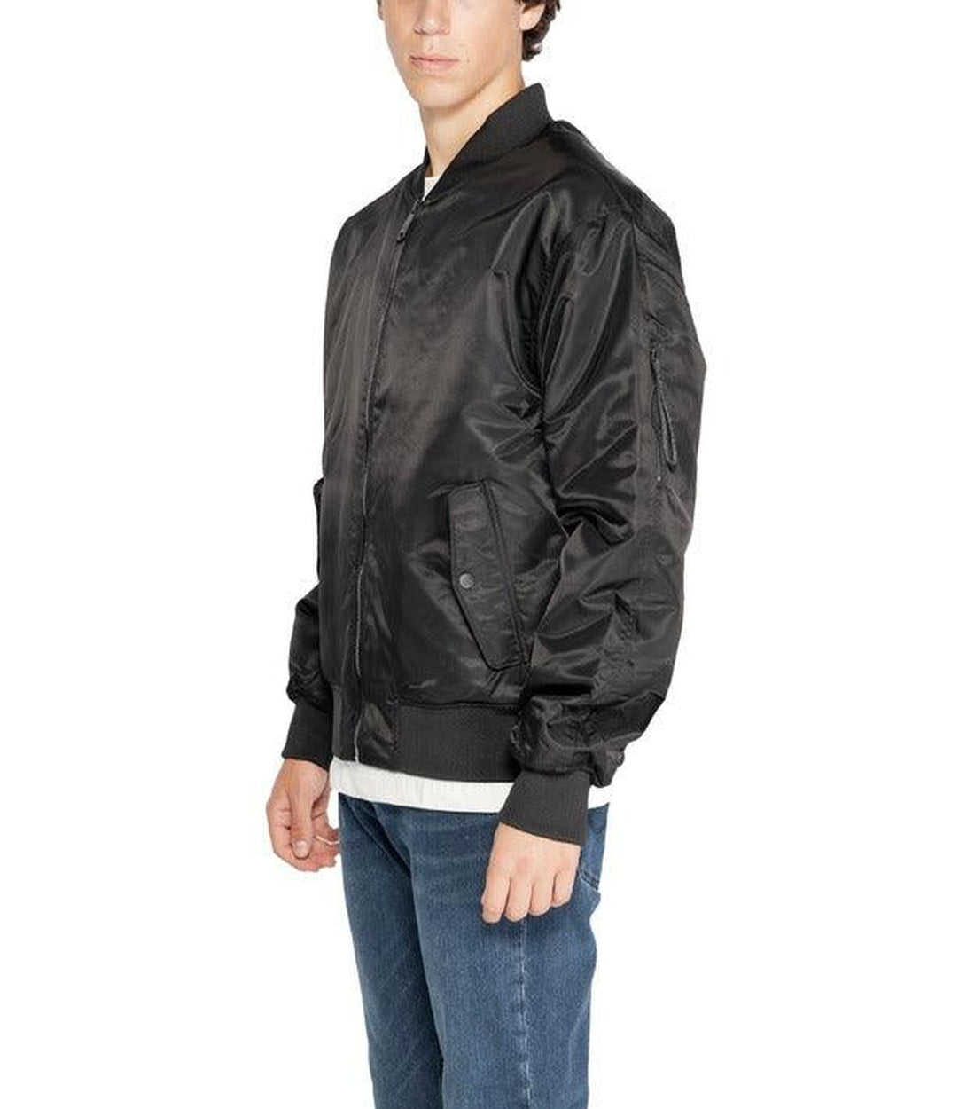 Calvin Klein Jeans Zwart Bomber Street Jas