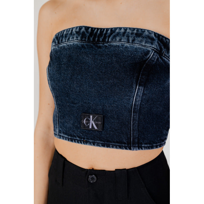 Calvin Klein Jeans Blauw Denim Top Dames