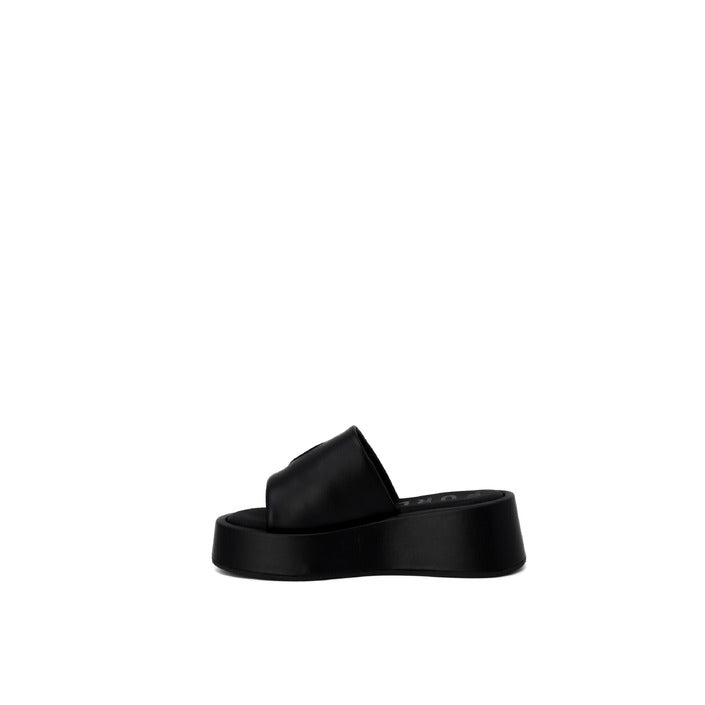 Furla Zwart Hoge Zool Slippers Dames