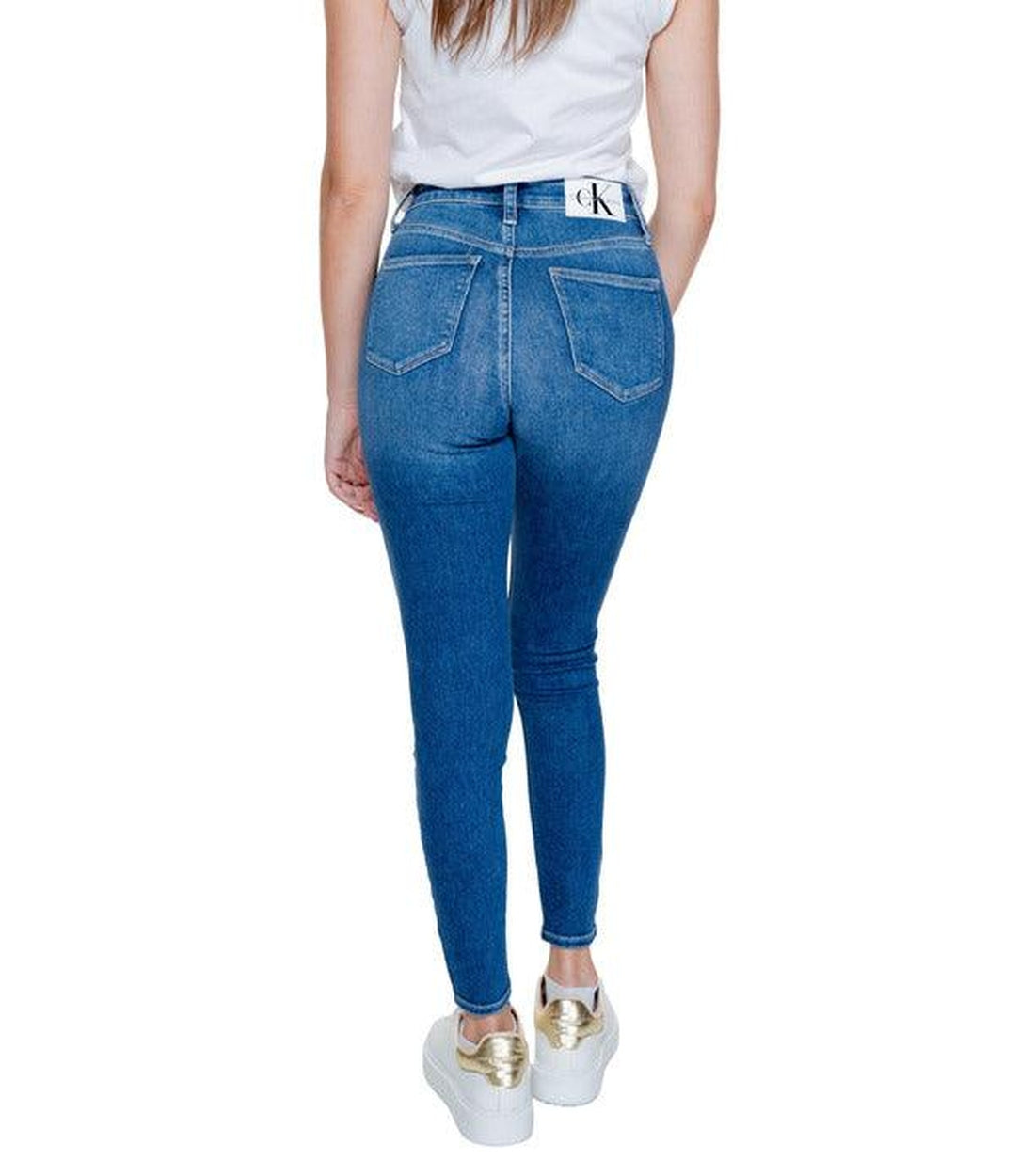 Calvin Klein Jeans Blauw Skinny Jeans Dames