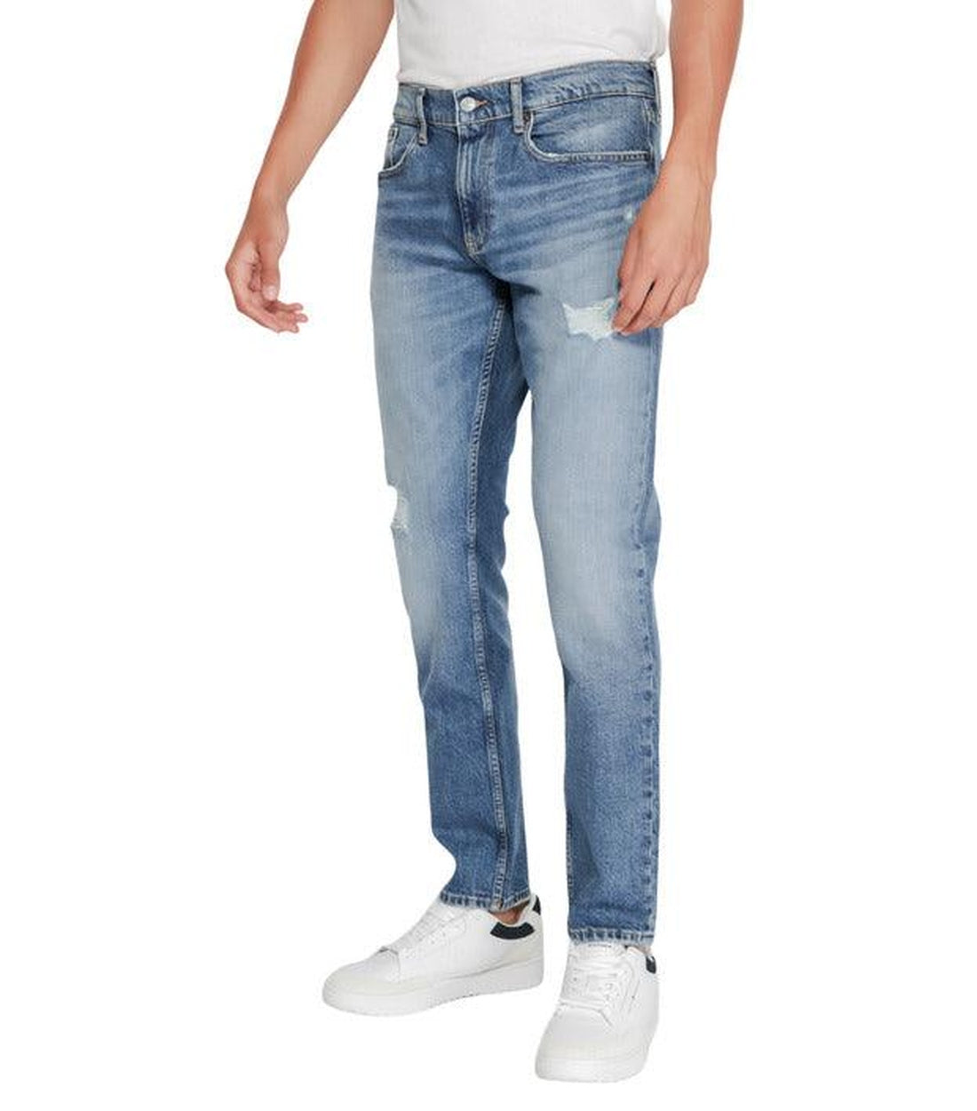 Tommy Hilfiger Blauw Straight Relaxed Jeans