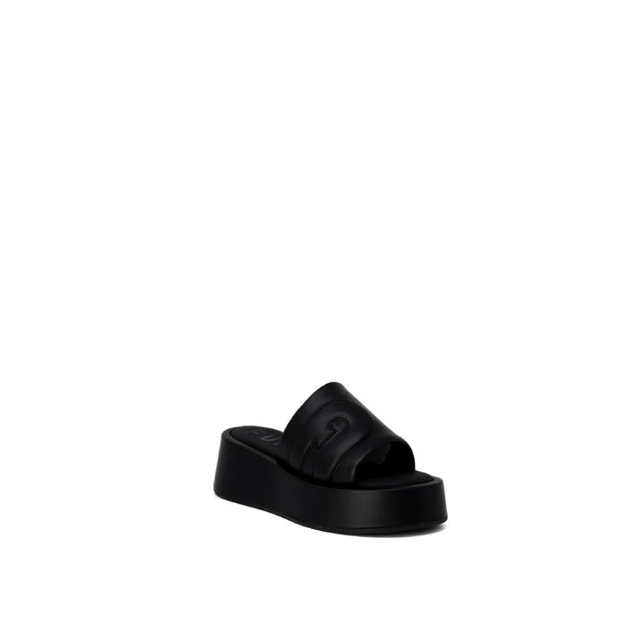 Furla Zwart Hoge Zool Slippers Dames