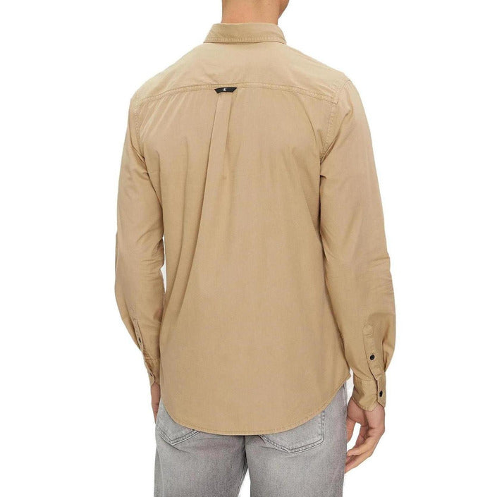 Calvin Klein Jeans Beige Overhemd