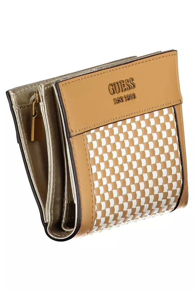 Guess Jeans Elegante Portemonnee Bruin