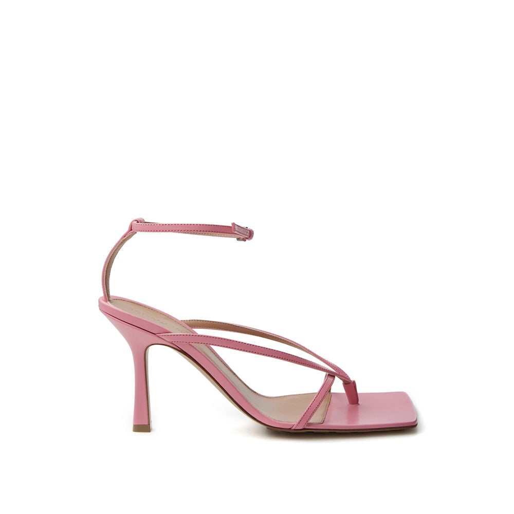 Bottega Veneta Elegante Roze Leren Sandalen