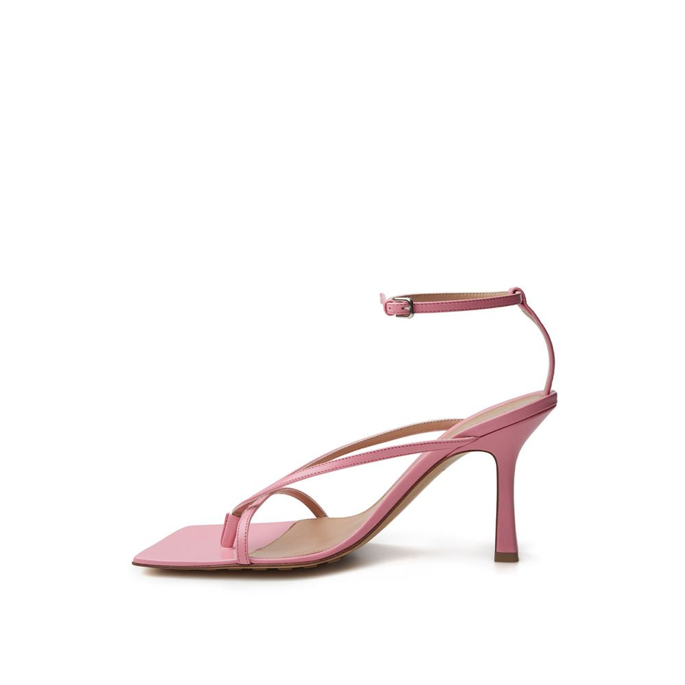 Bottega Veneta Elegante Roze Leren Sandalen