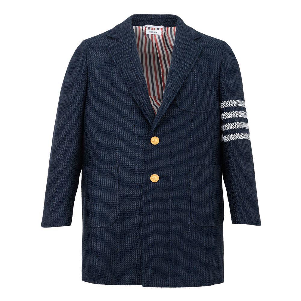 Thom Browne Blauw Jas