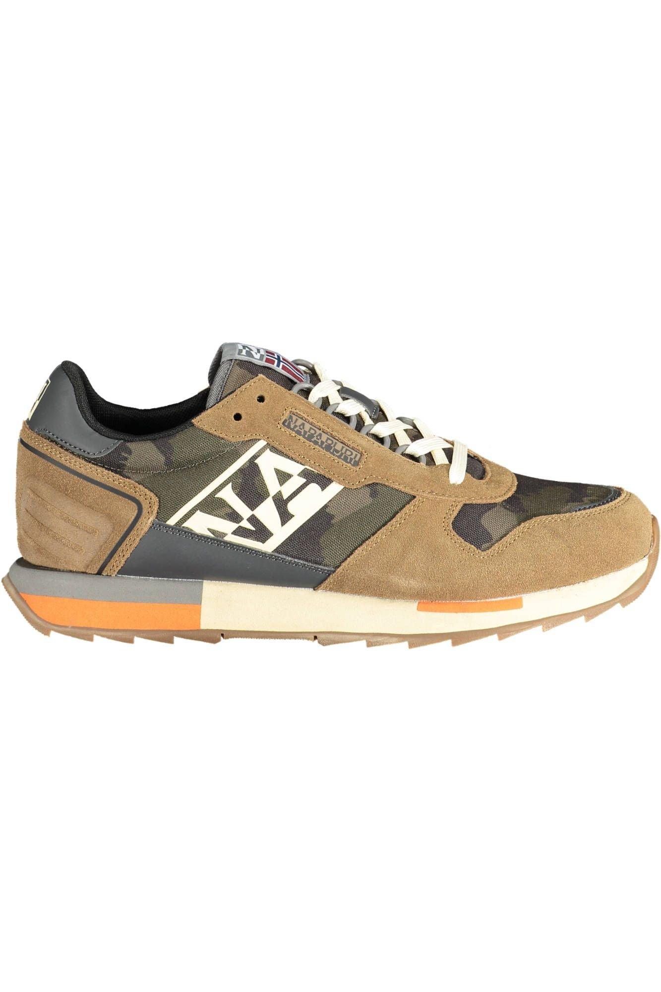 Napapijri Beige Virtus Camo Sneakers