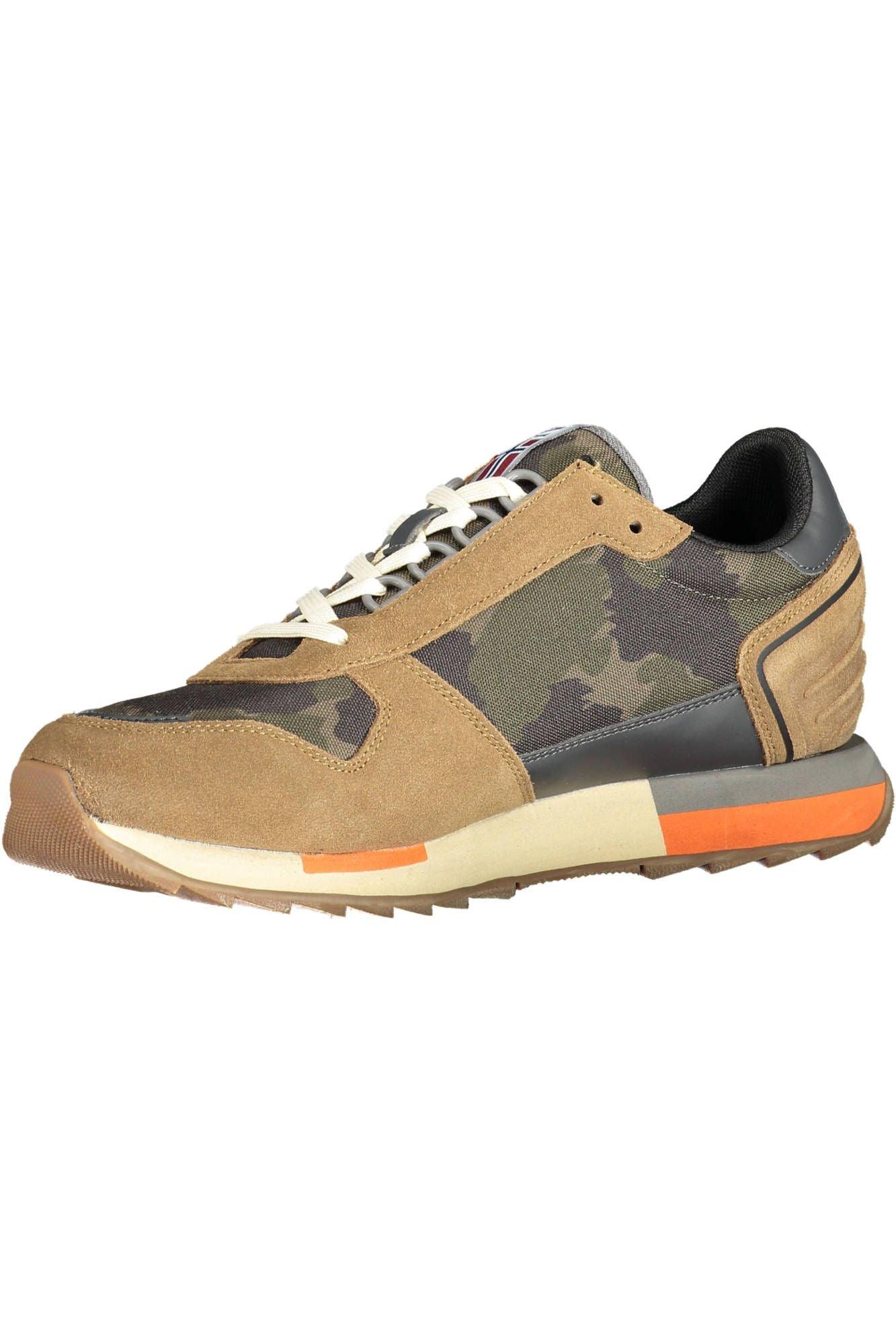 Napapijri Beige Virtus Camo Sneakers