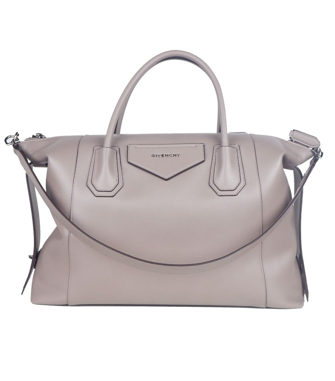 Givenchy Grijs Leren Antigona Crossbody Tas