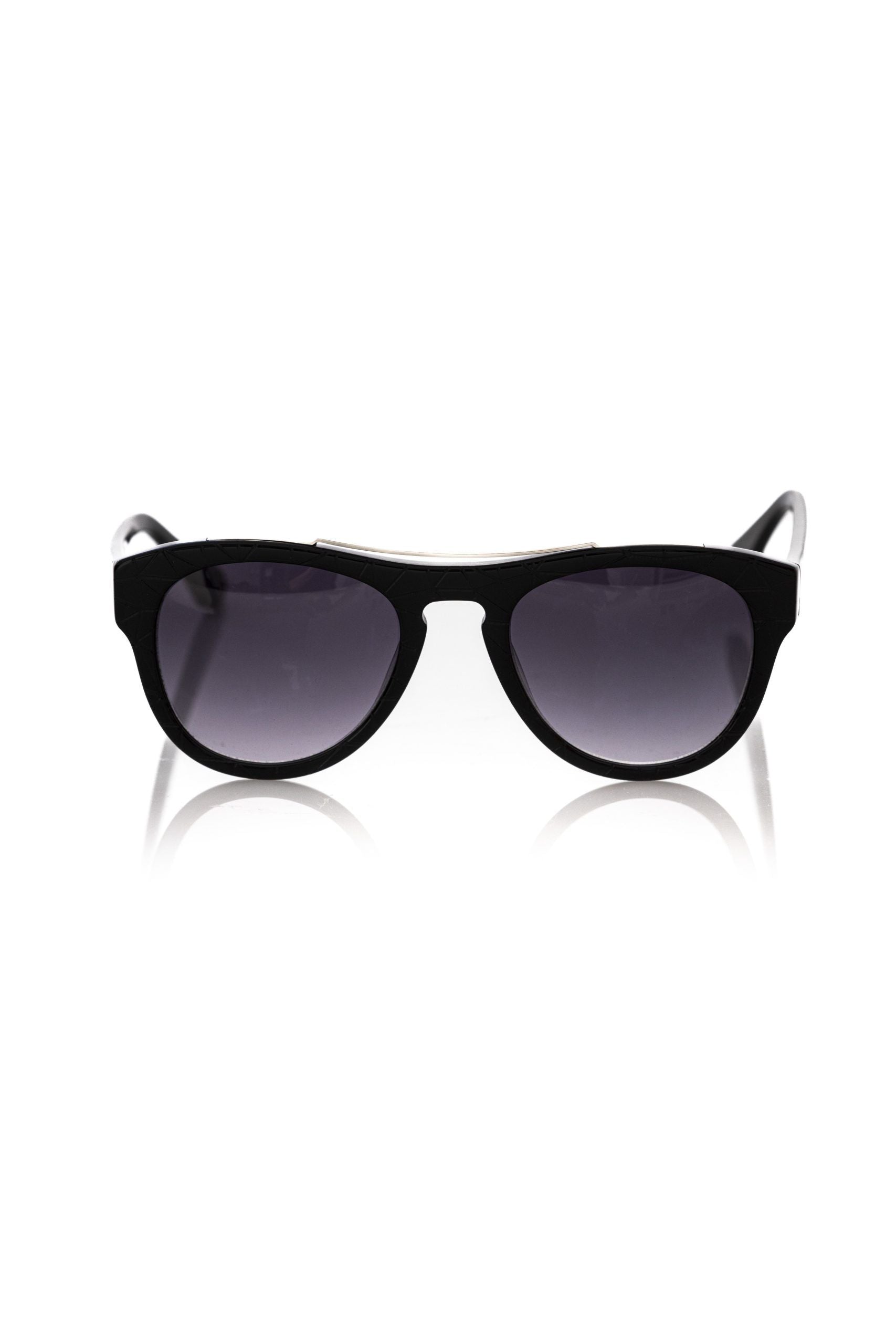 Frankie Morello Zwart Wayfarer Zonnebril