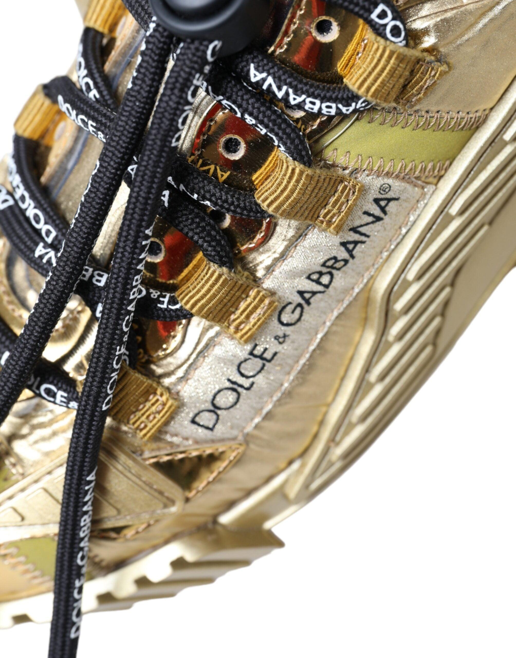 Dolce & Gabbana NS1 Sneakers Metallic Gold