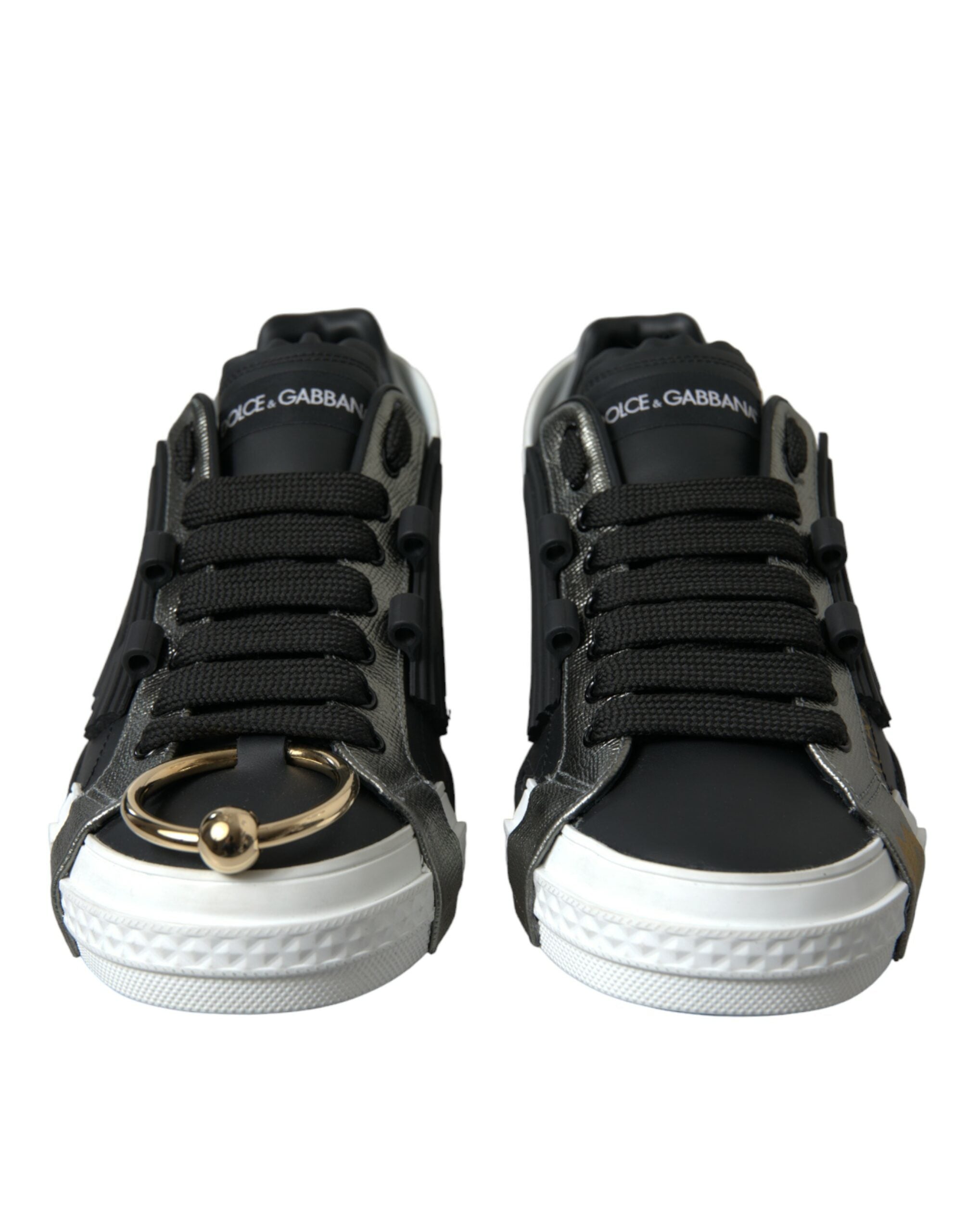 Dolce & Gabbana Zwart Portofino Sneakers