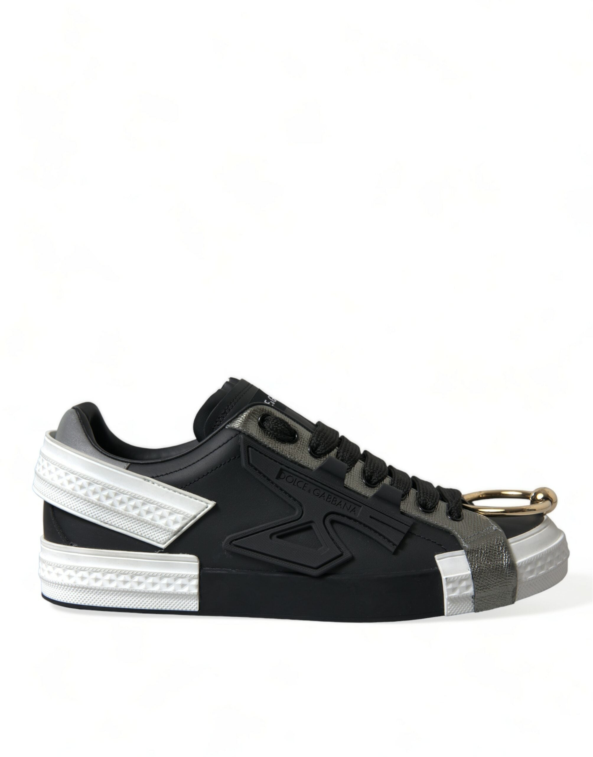 Dolce & Gabbana Zwart Portofino Sneakers