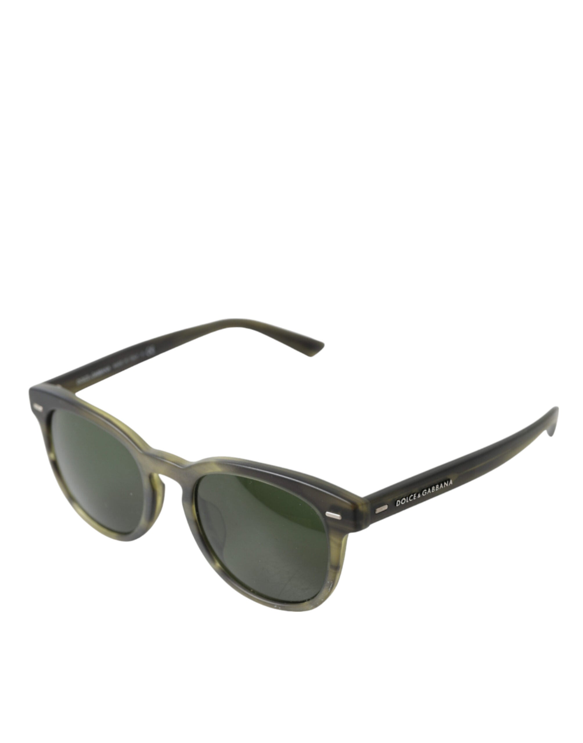 Dolce & Gabbana Groen "Acetate Havana" DG4245F Heren Zonnbril