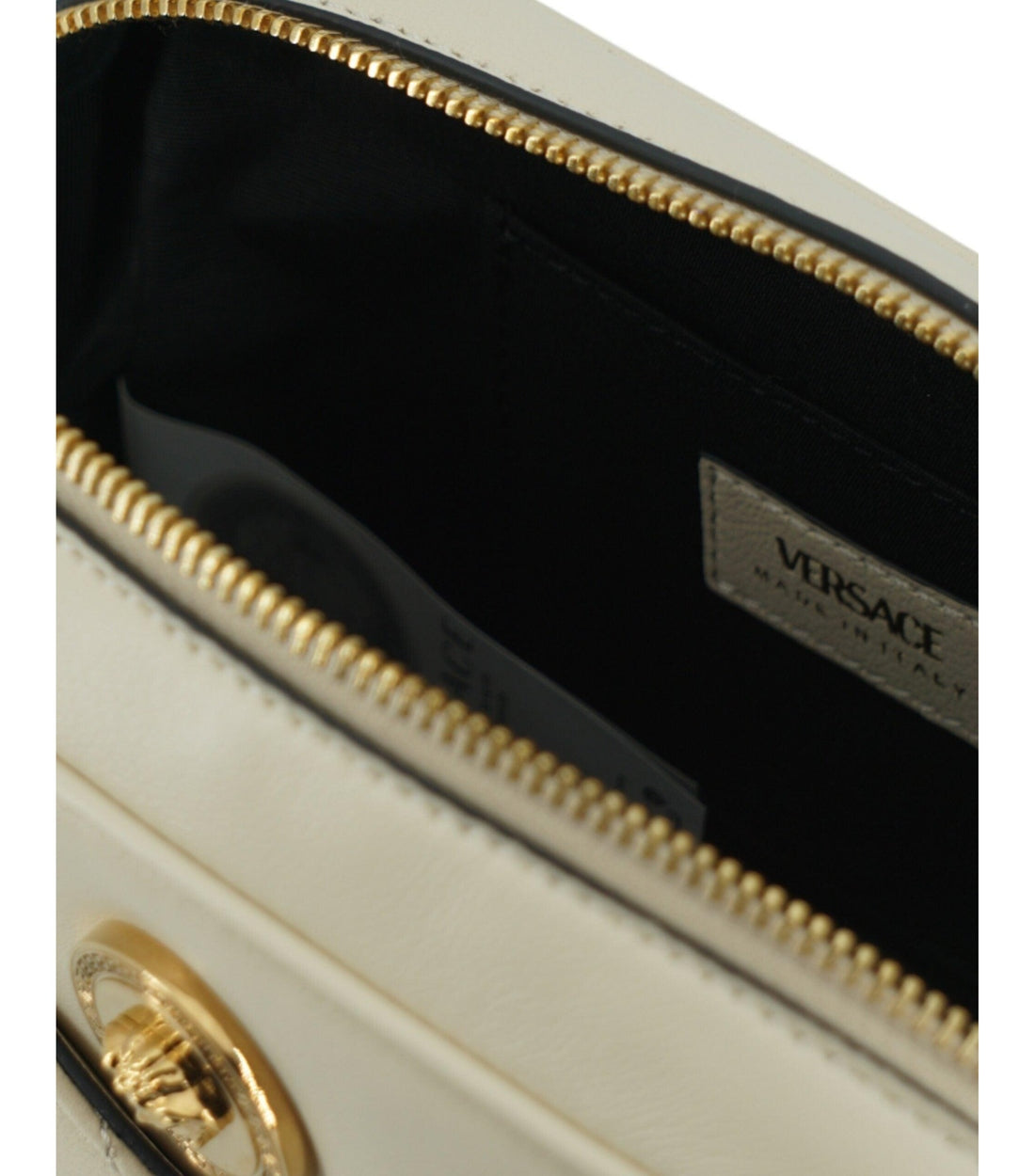 Versace Wit Lamsleren Crossbody Tas