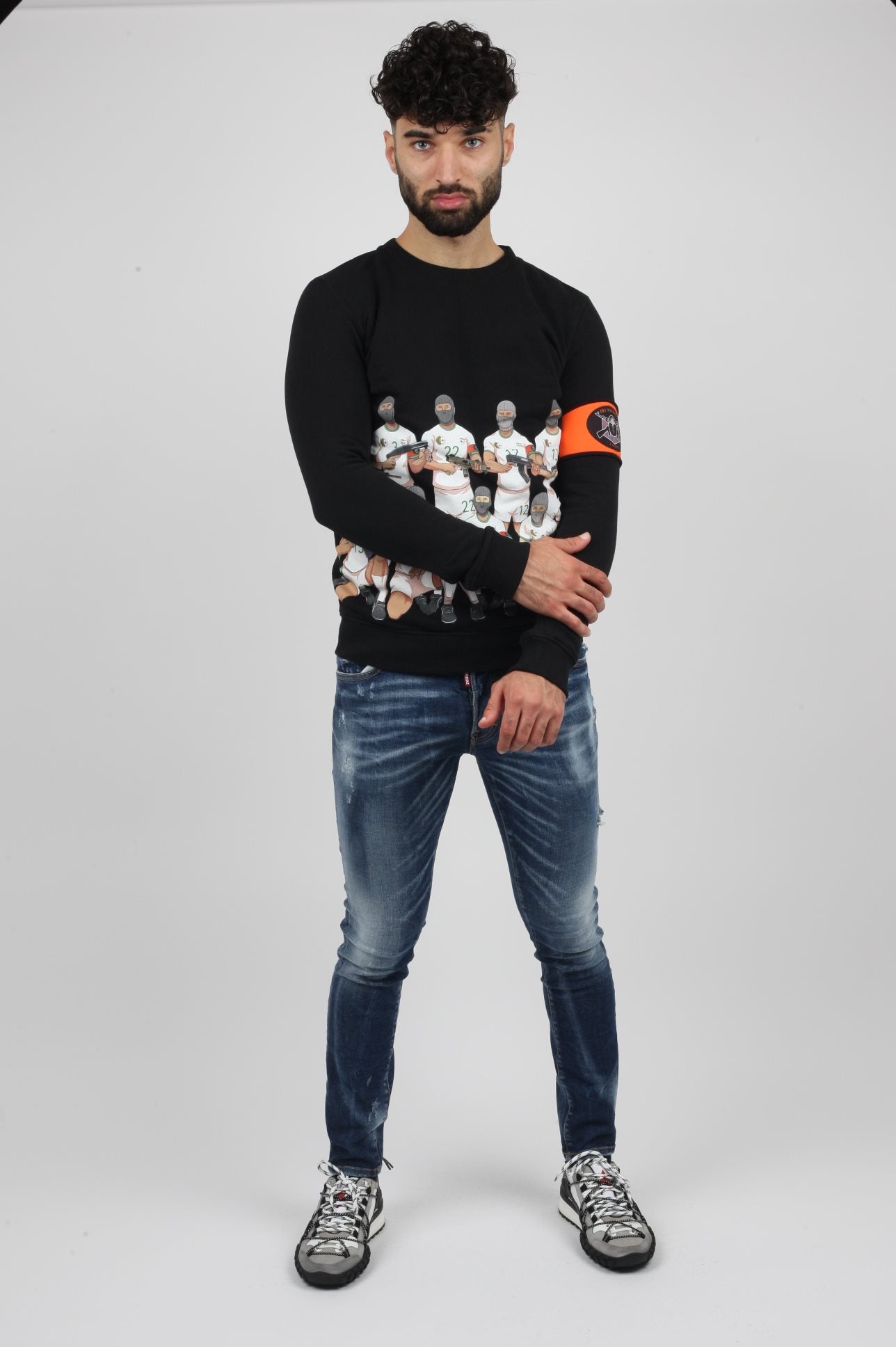 Hector Balle Desert Foxes Algerijn  Zwart Sweater