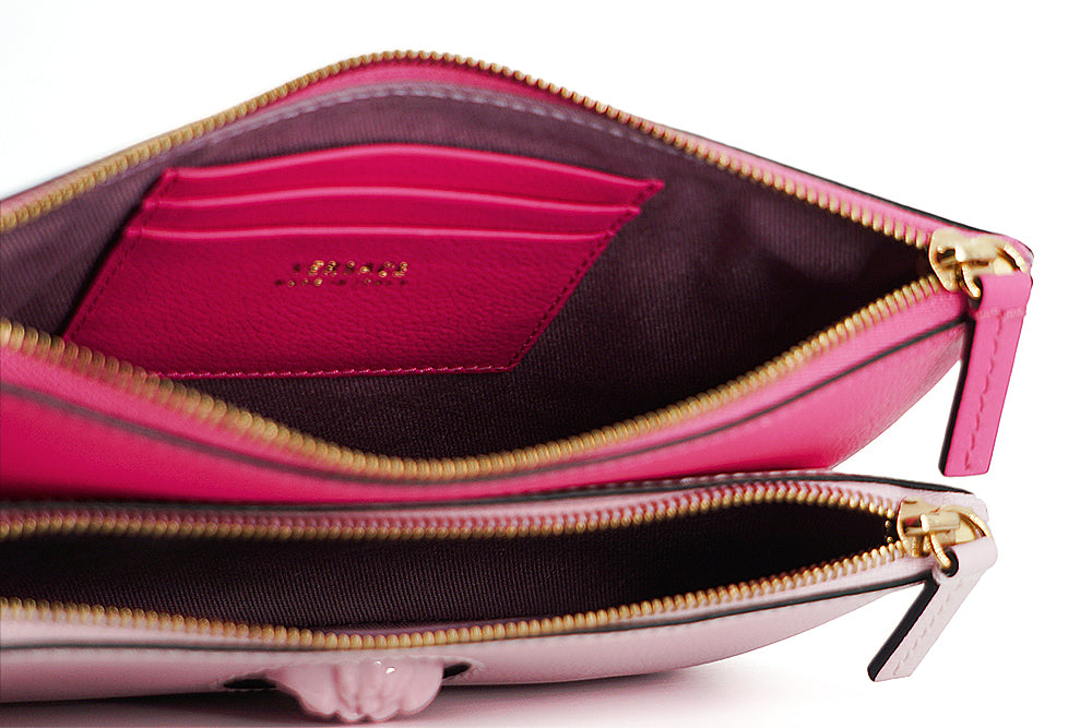 Versace Kalfsleer Pouch Tas Roze