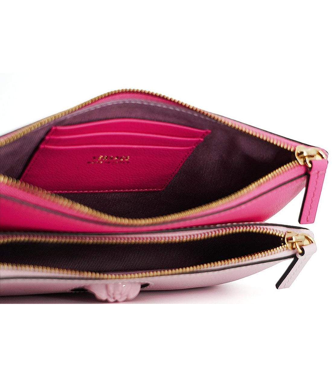 Versace Kalfsleer Pouch Tas Roze