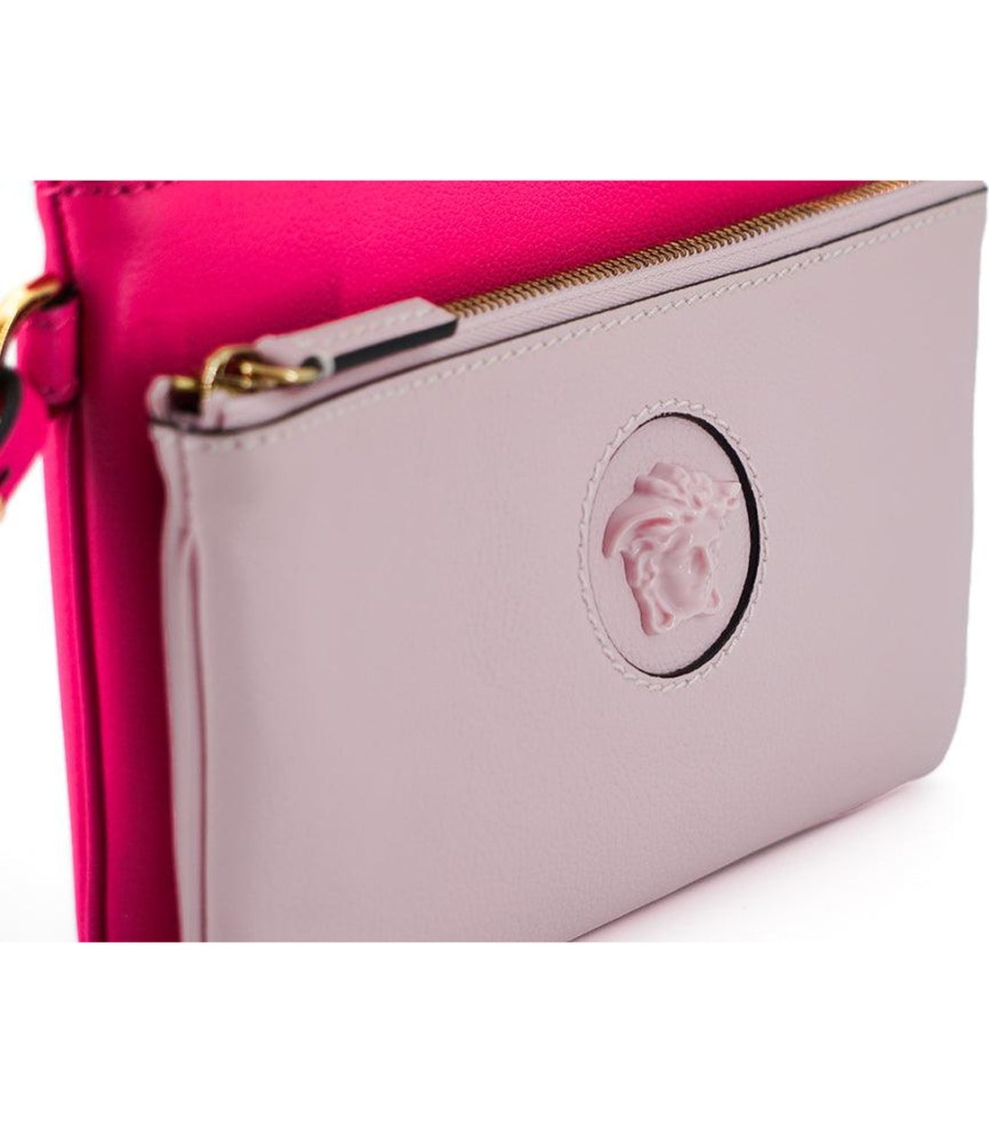 Versace Kalfsleer Pouch Tas Roze