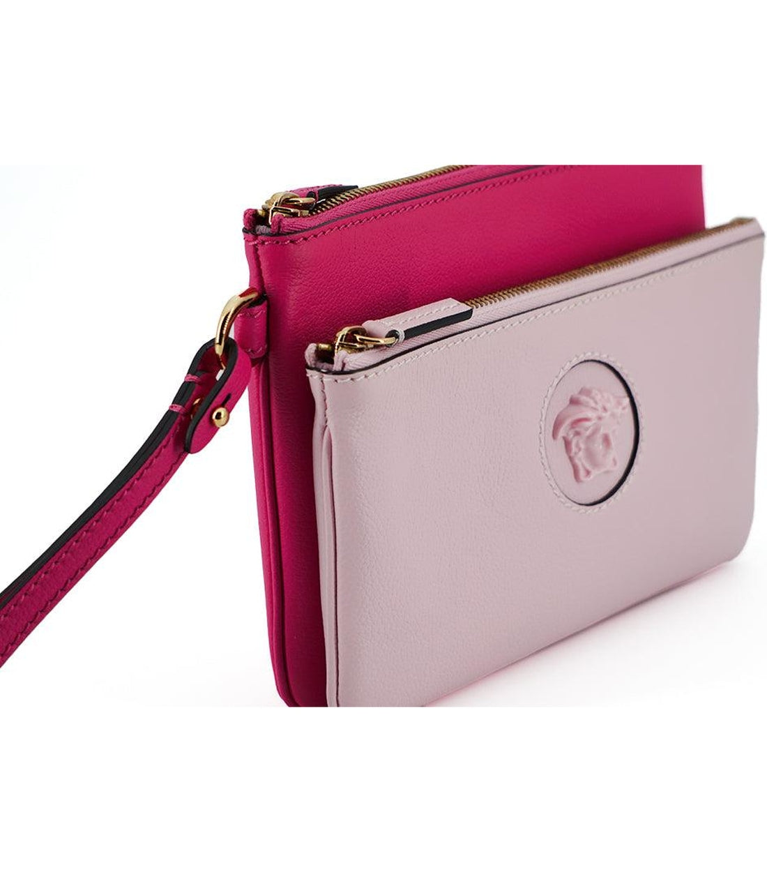 Versace Kalfsleer Pouch Tas Roze